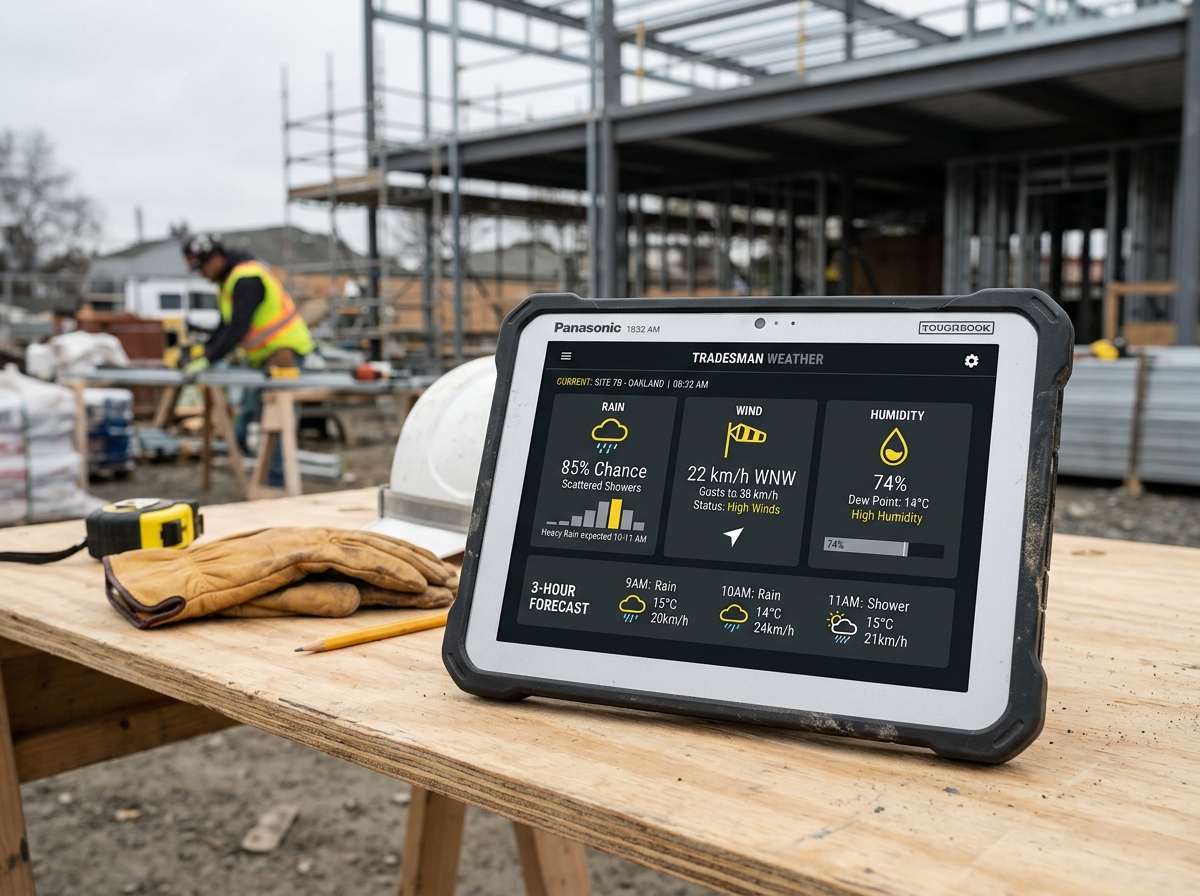 TradesBiz Weather Dashboard